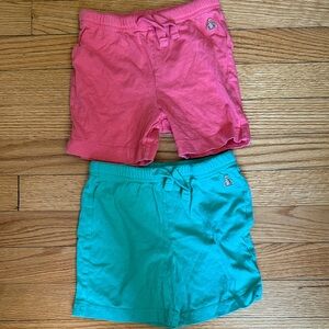 GAP Kids Coral and Teal Shorts (sold as set)